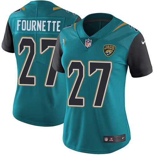 Women's Nike Jacksonville Jaguars #27 Leonard Fournette Teal Green Team Color Stitched NFL Vapor Untouchable Limited Jersey